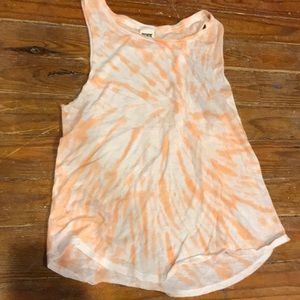 PINK tie dye tank top